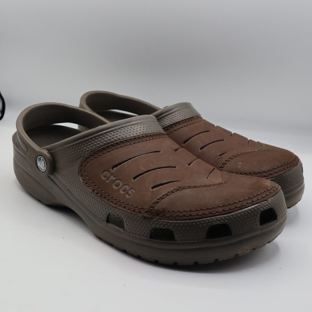 Brown Leather Clogs Men's Size M10 Bogota Style